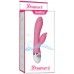 Перезаряжаемый вибратор с клиторальным стимулятором-кроликом Dreamer II розовый