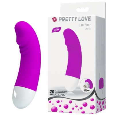 Вибратор G- spot перезаряжаемый Pretty Love Luther