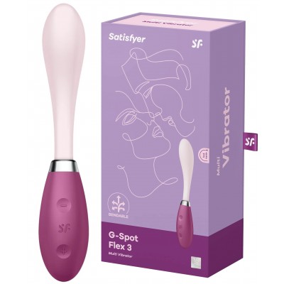 Гибкий вибратор для точки G Satisfyer G-Spot Flex 3 розовый