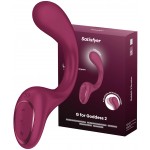 Вибратор для стимуляции зоны G Satisfyer G for Goddess 2 бордовый
