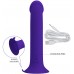 Универсальный фиолетовый вибратор с мощной присоской и пульсацией Murray Youth 19 см