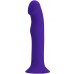Универсальный фиолетовый вибратор с мощной присоской и пульсацией Murray Youth 19 см