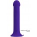 Универсальный фиолетовый вибратор с мощной присоской и пульсацией Murray Youth 19 см