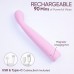 Розовый гибкий вибратор для зоны G с функцией памяти Selove TouchBend