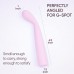 Розовый гибкий вибратор для зоны G с функцией памяти Selove TouchBend