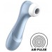 Вакуумно-волновой стимулятор клитора Satisfyer Pro 2 голубой