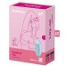 Перезаряжаемый смарт-стимулятор с вибрацией Satisfyer Tropical Tip Blue
