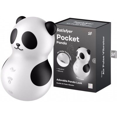 Вакуумно-волновой стимулятор клитора с вибрацией Satisfyer Pocket Panda