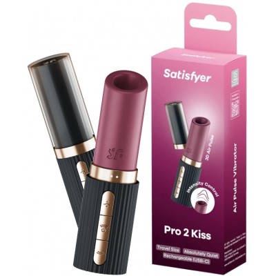 Вакуумно-волновой стимулятор-помада с вибрацией Satisfyer Pro 2 Kiss