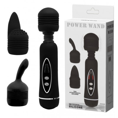 Вибромассажер Power Wand с дополнительными насадками