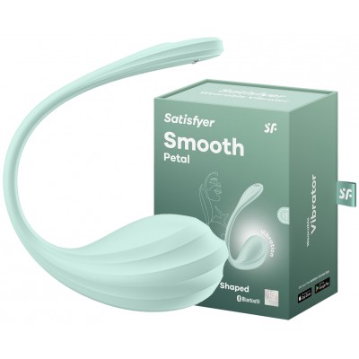 Мощный смарт-вибростимулятор Satisfyer Smooth Petal мятный