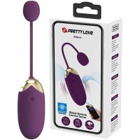 Перезаряжаемое смарт-виброяйцо Pretty Love Abner фиолетовое