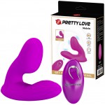 Вибростимулятор простаты со стимулятором промежности Pretty Love Melvin с пультом ДУ