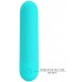 Перезаряжаемая вибропуля Pretty Love Stefan с 10 режимами вибрации бирюзовая