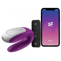 Смарт-стимулятор для пар Satisfyer Partner Double Fun фиолетовый