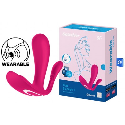 Анально-вагинальный смарт-стимулятор для ношения Satisfyer Top Secret Plus розовый Анально-вагинальный смарт-стимулятор для ношения Satisfyer Top Secret Plus розовый