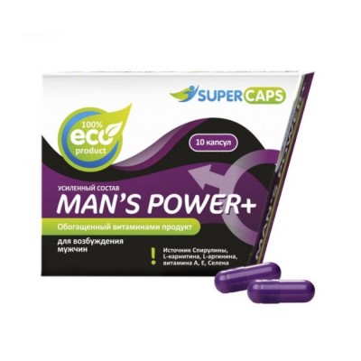 Средство возбуждающее Mans Power plus 10 капсул Средство возбуждающее Mans Power plus 10 капсул