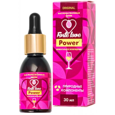 Быстрорастворимые капли-концентрат для женщин Forte Love Power 30 мл Быстрорастворимые капли-концентрат для женщин Forte Love Power 30 мл