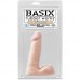 Фаллоимитатор с мошонкой Basix Rubber Works 6 in Dong Flesh