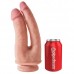 Двойной фаллоимитатор с присоской King Cock Plus Dual Density Double Penetrator